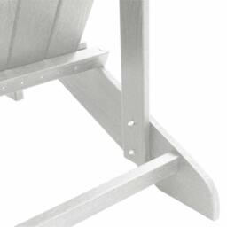 Berkfield Home Adirondack Chairs 2 pcs White 74x82x90 cm HDPE - Size: 74 x 82 x 90 cm - thumbnail 9
