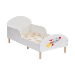 Liberty House Toys Toddler Bed Rocket in White - Size: Single - thumbnail 5
