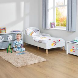 Liberty House Toys Toddler Bed Rocket in White - Size: Single - thumbnail 2