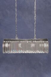 Orsina Kensington Townhouse 8 Bulbs Pendant Light in Silver - thumbnail 3