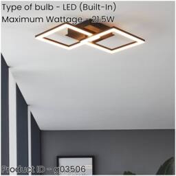 Loops Stylish Black Pendant Light - Indoor Ceiling Fixture for Home Decor - thumbnail 2