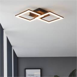 Loops Stylish Black Pendant Light - Indoor Ceiling Fixture for Home Decor - thumbnail 1