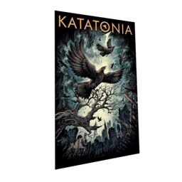 Katatonia Uncover The Skies Textile Poster in Grey - thumbnail 2