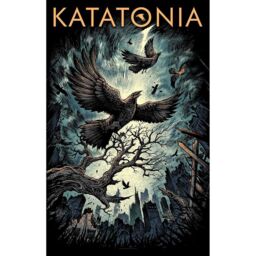 Katatonia Uncover The Skies Textile Poster in Grey - thumbnail 1