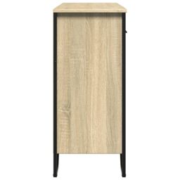 Berkfield Home Sideboard Sonoma Oak 97x32.5x74.5 cm Engineered Wood in Brown - thumbnail 6