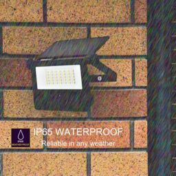 Harper Living Solar Security Outdoor LED Floodlight w/ Motion Sensor, Weatherproof IP65, 6500k, 860 Lumens, 2000 mAH Lion Battery Solar Powered - thumbnail 5