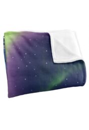 JQ Licensing Jlo Polar Bear Aurora Northern Lights Silky Touch Super Soft Throw Blanket 152 X 127 cm in White - thumbnail 3
