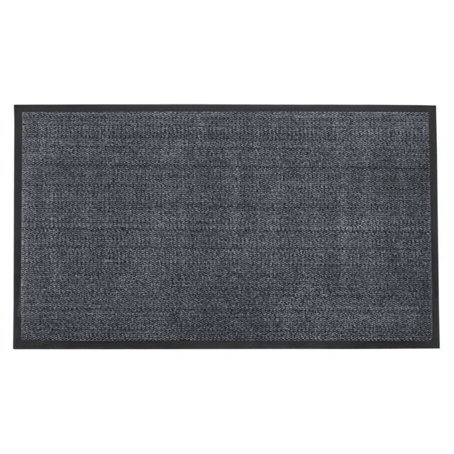 JVL Heavy Duty Barrier Anti-slip Door Mat, 80x120cm, Blue/Black in Black - Size: 80 cm x 120 cm - image 1