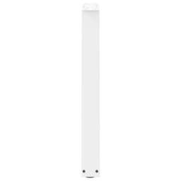 Berkfield Home Coffee Table Legs V-Shape 2 pcs White 50x(72-73) cm Steel - thumbnail 6