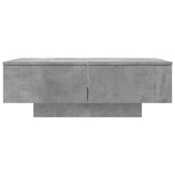 Berkfield Home Coffee Table Concrete Grey 90x60x31 cm Engineered Wood - Size: 90 x 60 x 31 cm - thumbnail 4