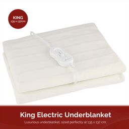 Rediffusion CosyDreams King Fitted Heated Underblanket in White - Size: 137 cm x 165 cm - thumbnail 5