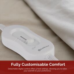 Rediffusion CosyDreams King Fitted Heated Underblanket in White - Size: 137 cm x 165 cm - thumbnail 6