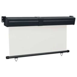 Berkfield Home Balcony Side Awning 140x250 cm Cream - thumbnail 3