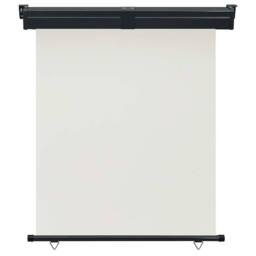 Berkfield Home Balcony Side Awning 140x250 cm Cream - thumbnail 2