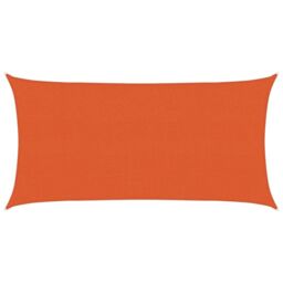 Berkfield Home Sunshade Sail 160 g/m¬≤ Orange 2.5x4.5 m HDPE - thumbnail 2