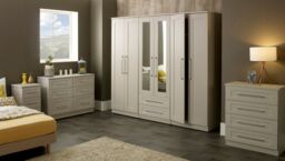Ready Assembled 2 U Ripon Large Mirror (Ready Assembled) in Taupe - thumbnail 2