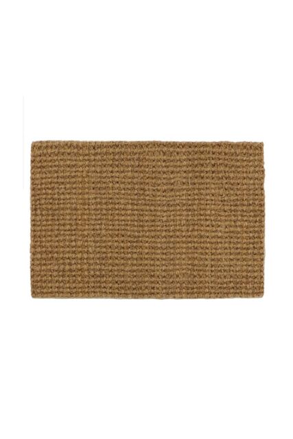 JVL Tallis Boucle Coir Latex Backed Door Mat 40x60cm in Natural - Size: 40 cm x 60 cm - image 1