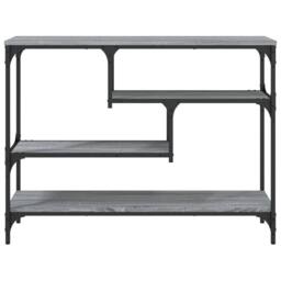 Berkfield Home Console Table Grey Sonoma 100x30x75 cm Engineered Wood - Size: 100 x 30 x 75 cm - thumbnail 5