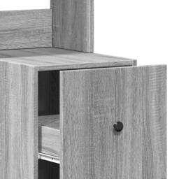Berkfield Home Kitchen Cabinet Grey Sonoma 35x50x180 cm Engineered Wood - Size: 35 x 50 x 180 cm - thumbnail 9