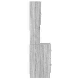 Berkfield Home Kitchen Cabinet Grey Sonoma 35x50x180 cm Engineered Wood - Size: 35 x 50 x 180 cm - thumbnail 5