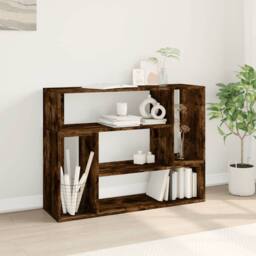 Berkfield Home TV Cabinets 2 pcs Smoked Oak 100x30x50 cm Engineered Wood in Brown - Size: 100 x 30 x 50 cm - thumbnail 4