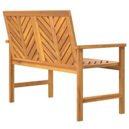 Berkfield Home Garden Bench 109 cm Solid Wood Acacia in Brown - thumbnail 5