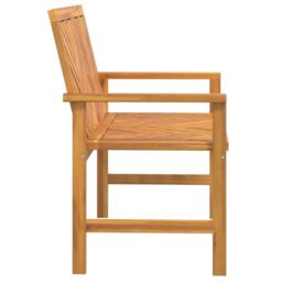 Berkfield Home Garden Bench 109 cm Solid Wood Acacia in Brown - thumbnail 4