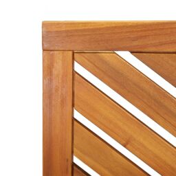 Berkfield Home Garden Bench 109 cm Solid Wood Acacia in Brown - thumbnail 6