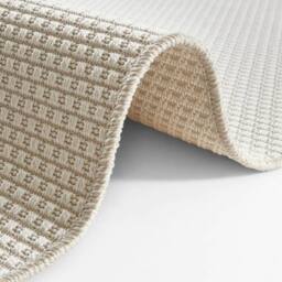THE RUGS Flatwoven Indoor Outdoor Runner Nature Sisal Look Durable Floor Rug in Cream - Size: 80 cm x 250 cm - thumbnail 4