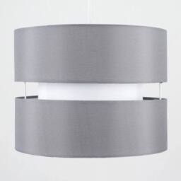 FLAVORA Add LED Bulb-Pair of Grey Ceiling Light Shades - thumbnail 2