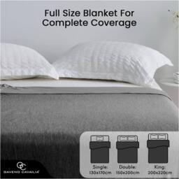 GAVENO CAVAILIA Cooling Blanket in Charcoal - Size: 130 cm x 170 cm - thumbnail 8