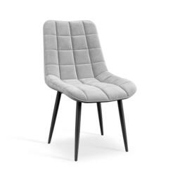 More4Homes Calne Light grey Ceramic Round Dining Table & 4 Nova Velvet Chairs - thumbnail 5