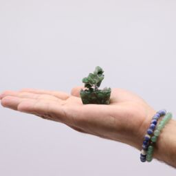 KDMD Mini Gemstone Tree On Orgonite Base - Green Aventurine (15 stones) - thumbnail 2
