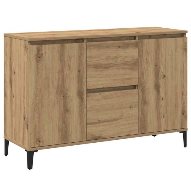 Berkfield Home Sideboard Artisan Oak 102x35x70 cm Engineered Wood in Brown - Size: 102 x 35 x 70 cm - image 1