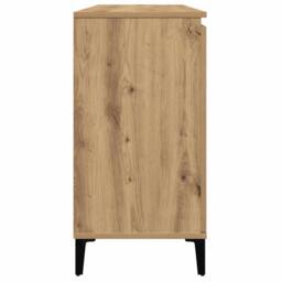 Berkfield Home Sideboard Artisan Oak 102x35x70 cm Engineered Wood in Brown - Size: 102 x 35 x 70 cm - thumbnail 5