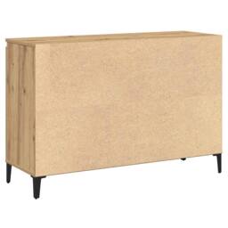Berkfield Home Sideboard Artisan Oak 102x35x70 cm Engineered Wood in Brown - Size: 102 x 35 x 70 cm - thumbnail 6