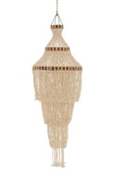 Orsina Natural White & Amber Pendant, Decorative Shell Ceiling Light Fixture, Metal Frame Light For Dining Room in Gold