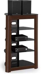 Centurion Supports ZINNIA 5-Shelf Flat Screen TV/Hi-Fi/AV Rack Glass Multimedia Stand - thumbnail 8