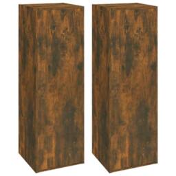Berkfield Home Classic 6 Piece TV Cabinet Set Smoked Oak Engineered Wood in Brown - thumbnail 7