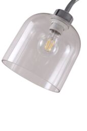 Living and Home Modern Chrome Living Room Floor Lamp in Silver - thumbnail 7