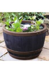 KDMD Stewart 61cm Blenheim Half Barrel - Copper in Charcoal