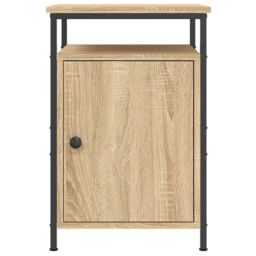 Berkfield Home Bedside Cabinet Sonoma Oak 40x42x60 cm Engineered Wood in Brown - Size: 40 x 42 x 60 cm - thumbnail 6