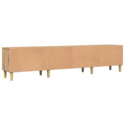 Berkfield Home TV Cabinet Artisan Oak 180x31.5x40 cm Engineered Wood in Brown - thumbnail 7