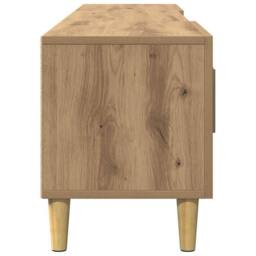 Berkfield Home TV Cabinet Artisan Oak 180x31.5x40 cm Engineered Wood in Brown - thumbnail 6
