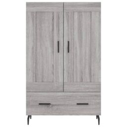 Berkfield Home Highboard Grey Sonoma 69.5x31x115 cm Engineered Wood - thumbnail 5