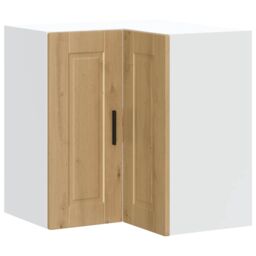 "Berkfield Home Kitchen Wall Corner Cabinet ""Porto"" Artisan Oak Engineered Wood in Brown" - thumbnail 2