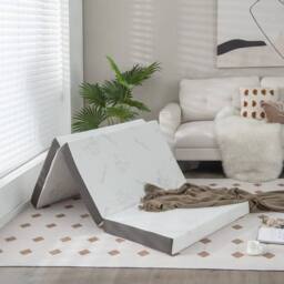 Kelvenix Single 10 cm Folding Gel-Infused Tri-fold Mattress in Grey - thumbnail 5