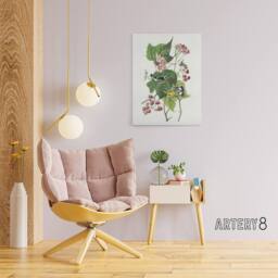 "Artery8 Black & Yellow Warblers Audubon Nature Canvas Wall Art in White - Size: W18"" x H24""" - thumbnail 3