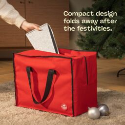 Christmas Village Diamond Glossy Christmas Tree Skirt in Silver - Size: 1 Pack - thumbnail 6