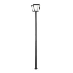 Netlighting Plaza Outdoor LED Lamp Post Dark Grey 18W 3000K IP54 - thumbnail 1